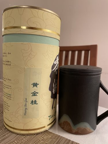 Zen Style Ceramic Tea Infuser Cup (Black) photo review